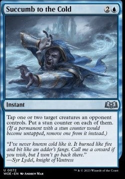 Succumb to the Cold