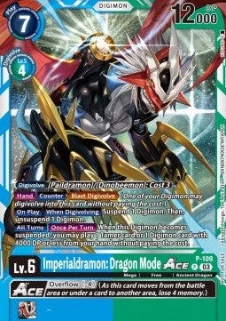Imperialdramon: Dragon Mode Ace (P-109) (V.1)