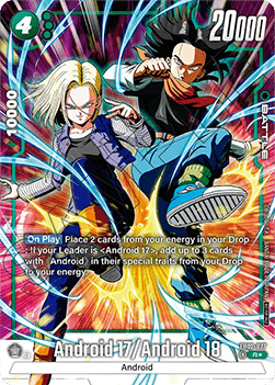 Android 17 / Android 18 (FB02-077) [Fusion World] (V.2 - Rare)
