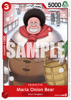 Maria Onion Bear (OP08-009)
