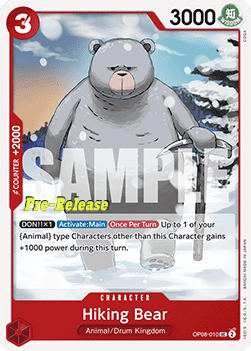 Hiking Bear (OP08-010)