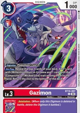 Gazimon (BT18-007)