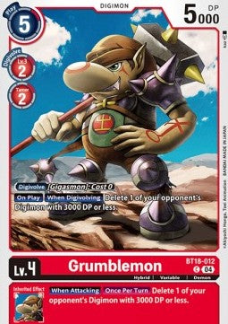 Grumblemon (BT18-012)