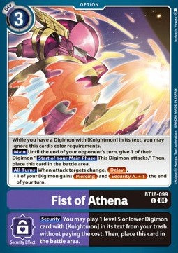 Fist of Athena (BT18-099)