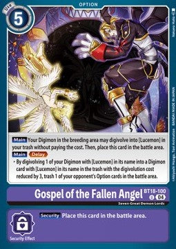 Gospel of the Fallen Angel (BT18-100)