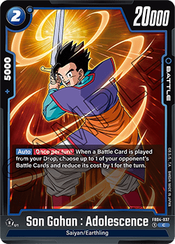 Son Gohan : Adolescence (FB04-037) [Fusion World]