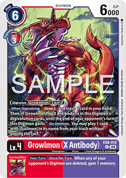 Growlmon (X Antibody) (EX8-012) (V.1)