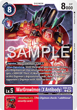 WarGrowlmon (X Antibody) (EX8-015) (V.1)