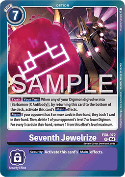 Seventh Jewelrize (EX8-072)