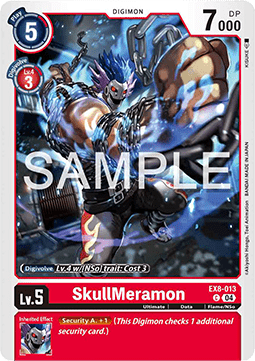 SkullMeramon (EX8-013) (V.1)