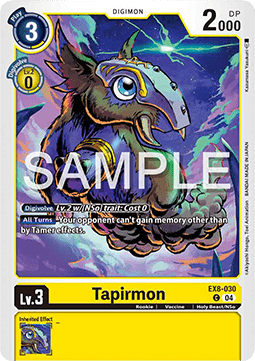 Tapirmon (EX8-030) (V.1)