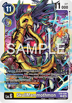 SkullMammothmon (EX8-036) (V.1)