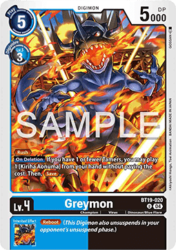 Greymon (BT19-020)