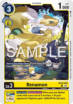 Renamon (BT19-030)