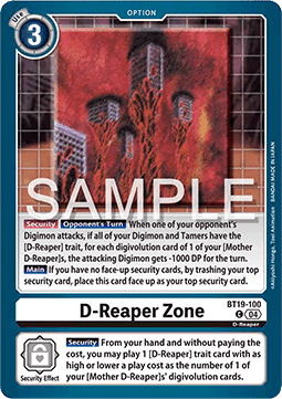 D-Reaper Zone (BT19-100)