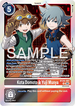 Kota Domoto & Yuji Musya (BT20-087) (V.1)