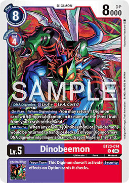 Dinobeemon (BT20-074)