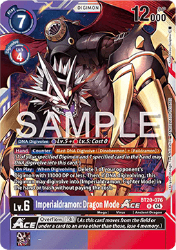 Imperialdramon: Dragon Mode Ace (BT20-076)