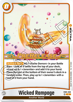 Wicked Rampage (FB05-093) [Fusion World]