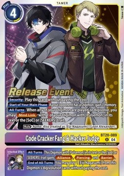 Code Cracker Fang & Hacker Judge (BT20-089)