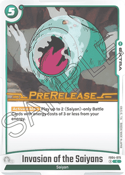 Invasion of the Saiyans (FB04-075) [Fusion World]