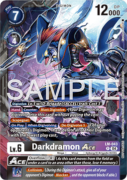 Darkdramon Ace (LM-043)