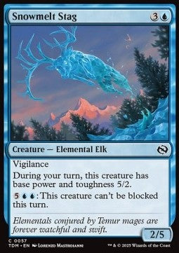 Snowmelt Stag