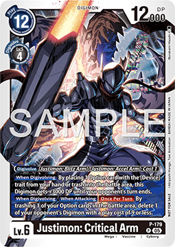 Justimon: Critical Arm (P-179)