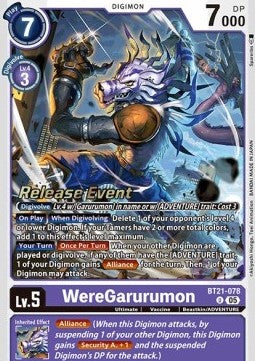 WereGarurumon (BT21-078)