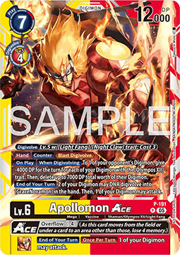 Apollomon Ace (P-191)