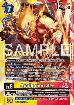Apollomon Ace (P-191)