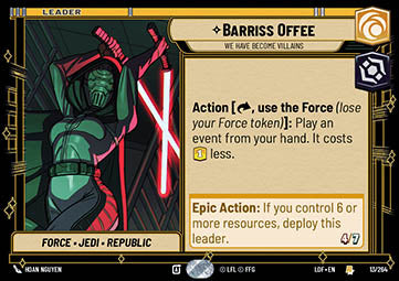 Barriss Offee, We Have Become Villains (V.1)
