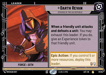 Darth Revan, Scourge of the Old Republic (V.1)