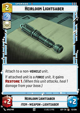 Heirloom Lightsaber (V.1)