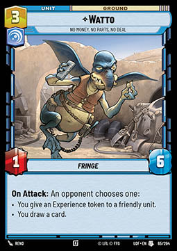 Watto, No Money, No Parts, No Deal (V.1)