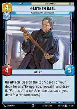 Luthen Rael, Masquerading Antiquarian (V.1)
