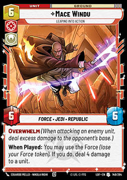 Mace Windu, Leaping into Action (V.1)