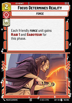 Focus Determines Reality (V.1)