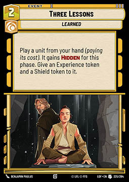 Three Lessons (V.1)