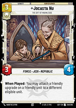 Jocasta Nu, The Gift of Knowledge (V.1)