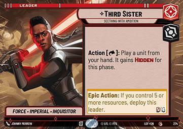 Third Sister, Seething With Ambition (V.1)
