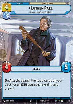 Luthen Rael, Masquerading Antiquarian