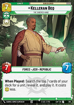 Kelleran Beq, The Sabered Hand (V.1)
