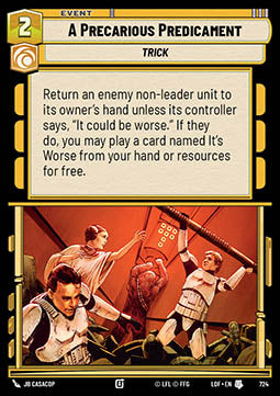 A Precarious Predicament (V.2)