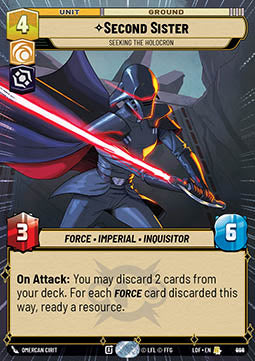 Second Sister, Seeking the Holocron (V.2)