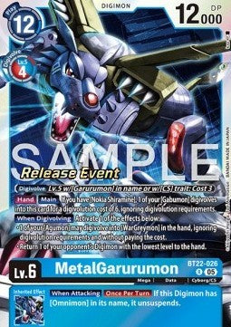 MetalGarurumon (BT22-026)