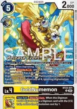 GoldNumemon (BT22-031)