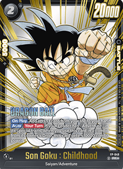 Son Goku : Childhood (FP-049) [Fusion World] (V.2 - Promo)