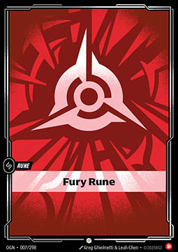 Fury Rune (V.1 - Common)