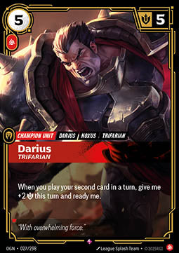 Darius, Trifarian (V.1 - Rare)